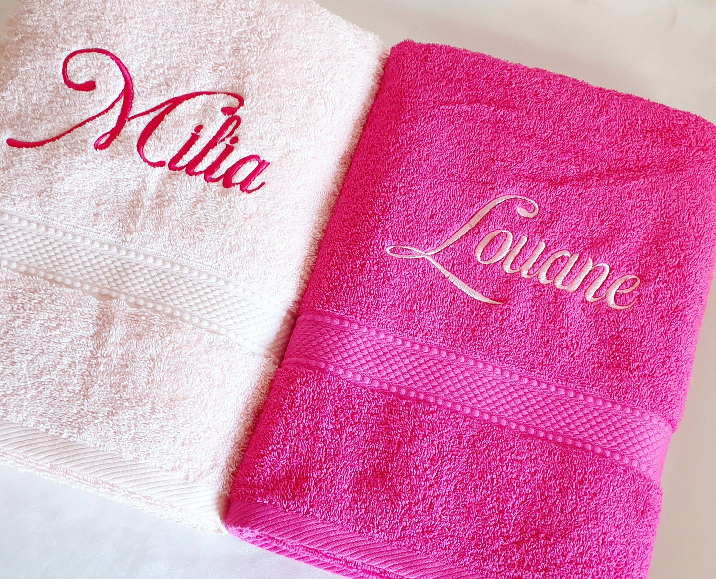 Serviette de douche personnalisée | 140x70 cm