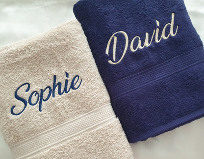 Serviette de douche personnalisée | 140x70 cm