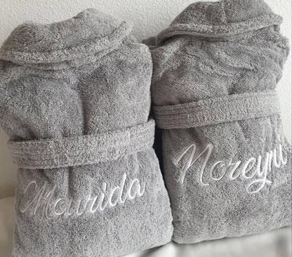 Peignoirs de bain couple 