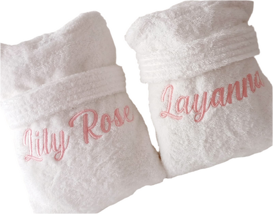 Peignoir de bain bébé personnalisé