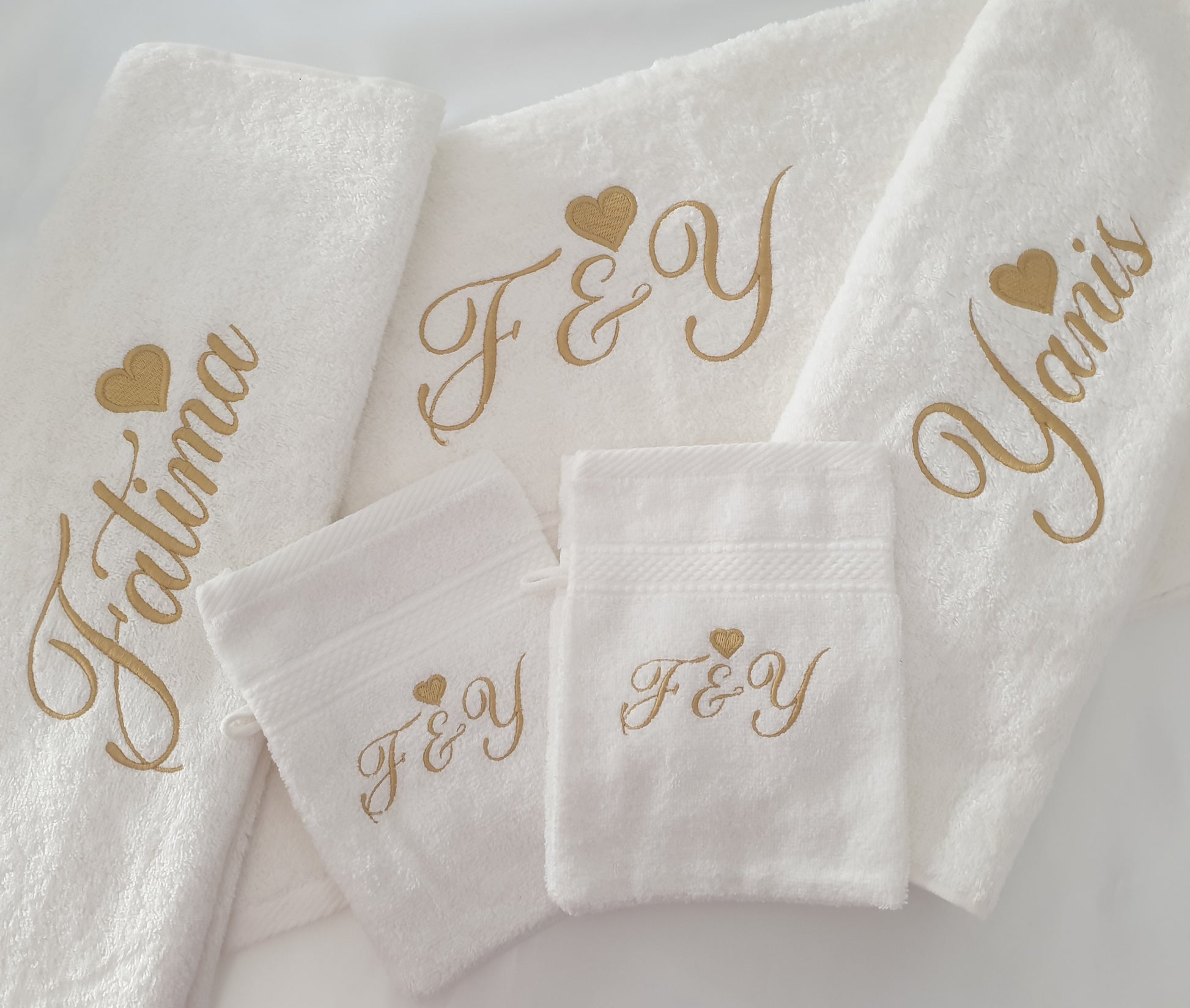 Gant de toilette personnalisable en coton épais 500g – 13 coloris – broderie prénom – Linge de bain haut de gamme